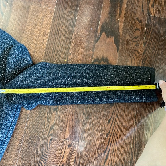 Avant Premiere Pairs Women's collarless Blazer wool office career black 38 Small - Picture 10 of 14